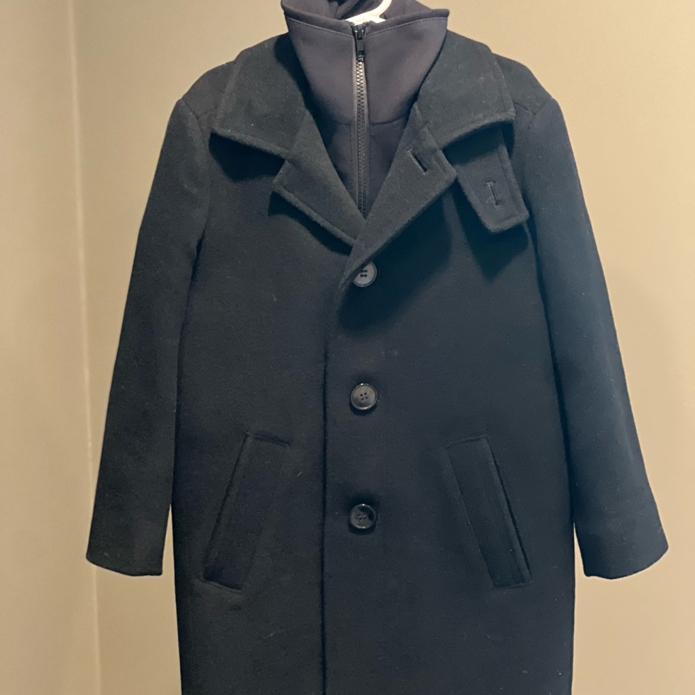 Tallia Boys Peacoat- Size 6 (Black)
